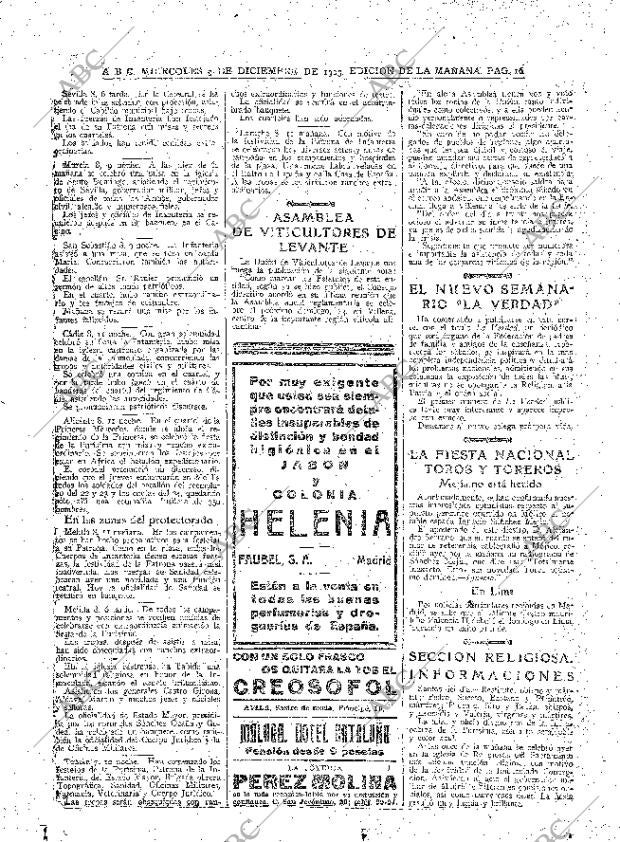 ABC MADRID 09-12-1925 página 16