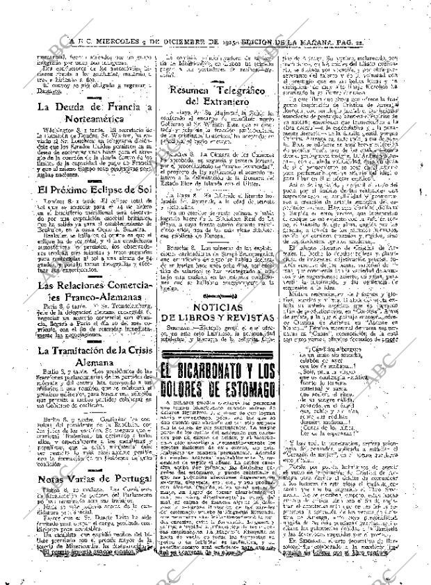 ABC MADRID 09-12-1925 página 22