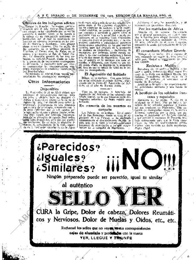 ABC MADRID 12-12-1925 página 16