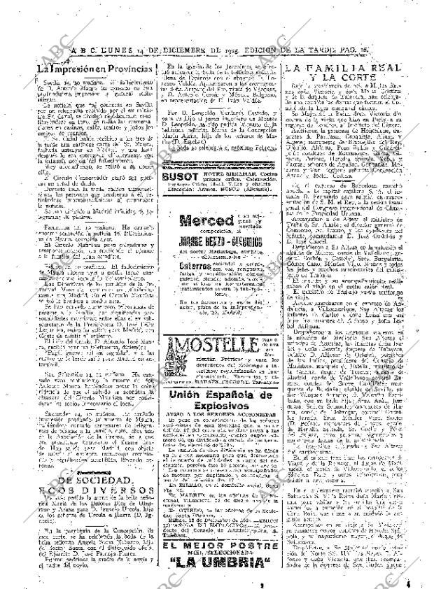 ABC MADRID 14-12-1925 página 16
