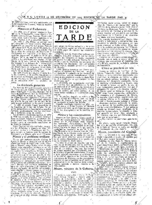 ABC MADRID 14-12-1925 página 9