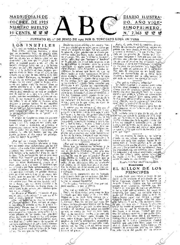 ABC MADRID 16-12-1925 página 3