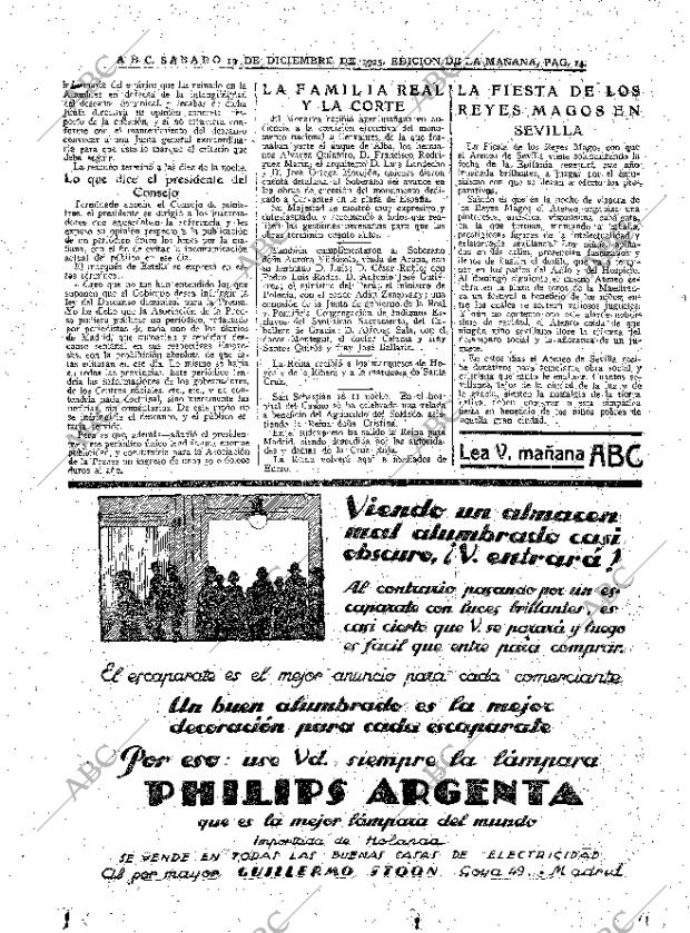 ABC MADRID 19-12-1925 página 14