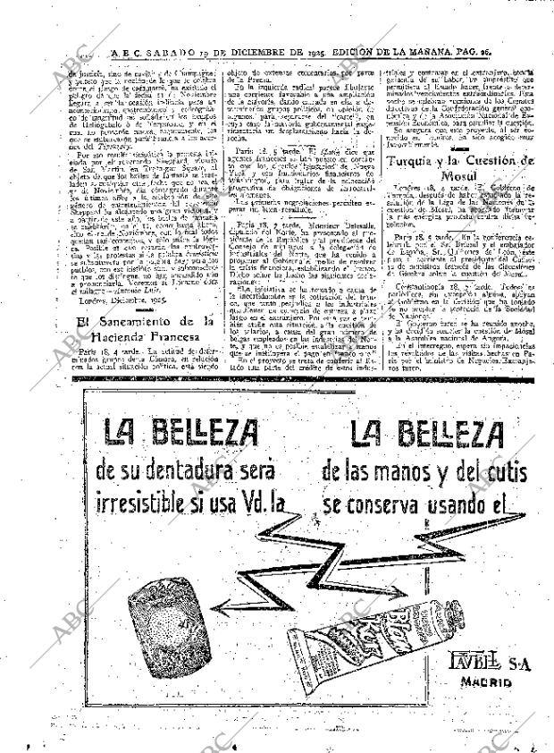 ABC MADRID 19-12-1925 página 26