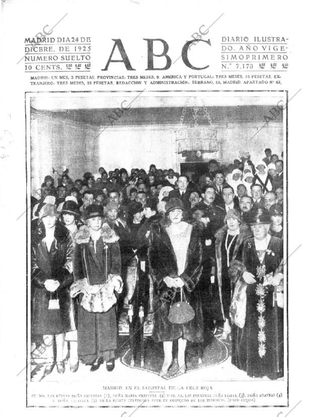 ABC MADRID 24-12-1925 página 1