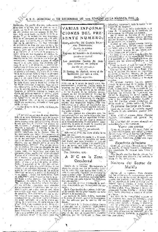 ABC MADRID 27-12-1925 página 17