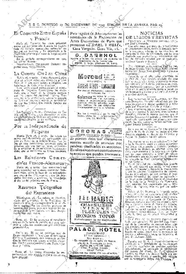 ABC MADRID 27-12-1925 página 29