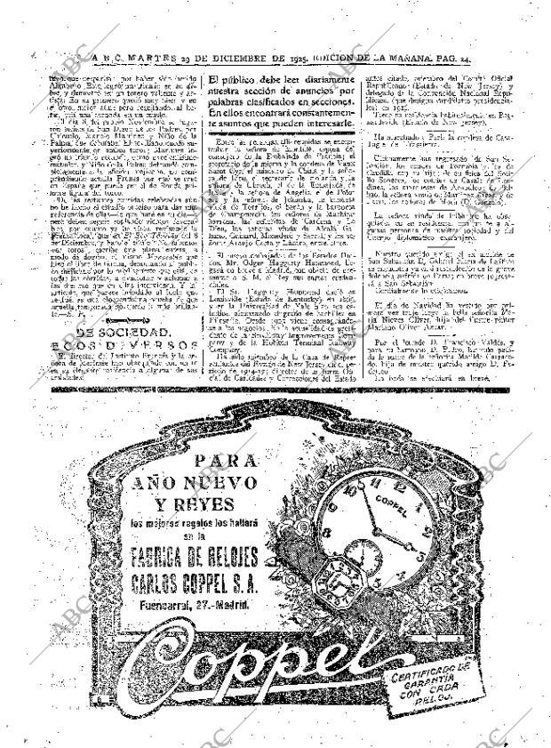 ABC MADRID 29-12-1925 página 14