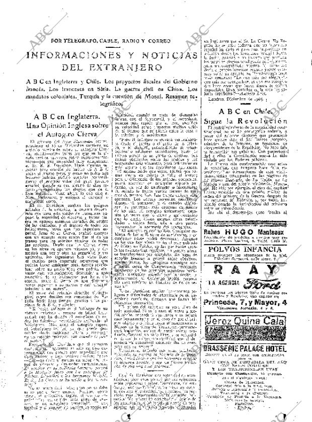 ABC MADRID 29-12-1925 página 23