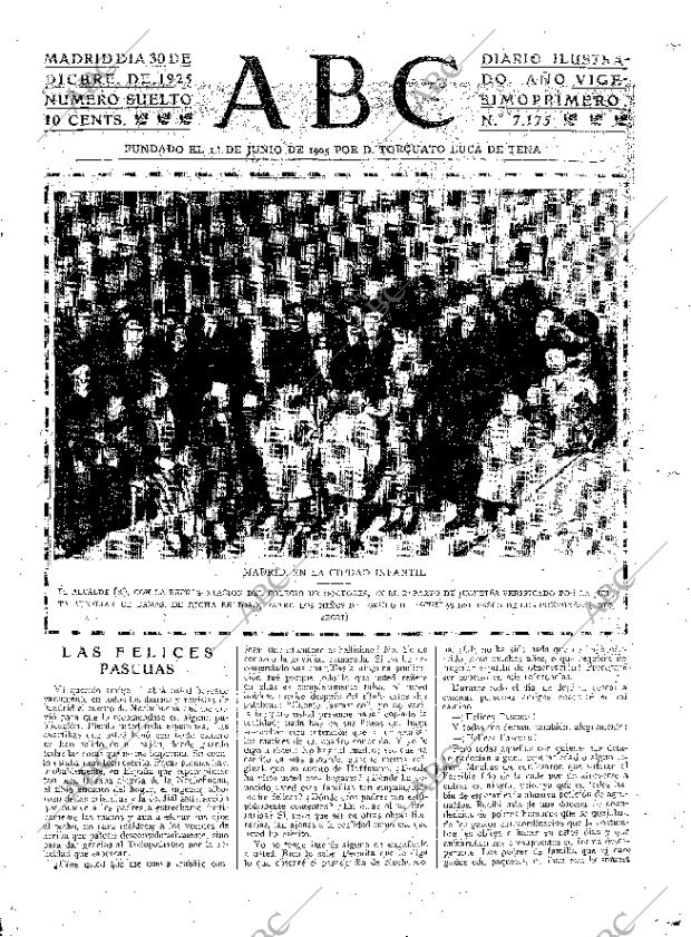 ABC MADRID 30-12-1925 página 3