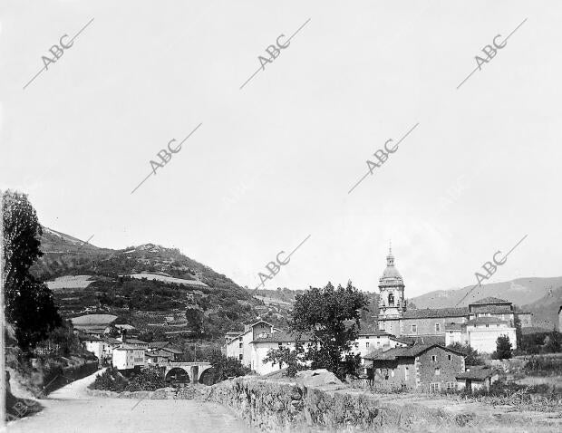 Vista general de Elgoibar (Guipúzcoa) donde Nació Mazzantini - foto Indalecio...