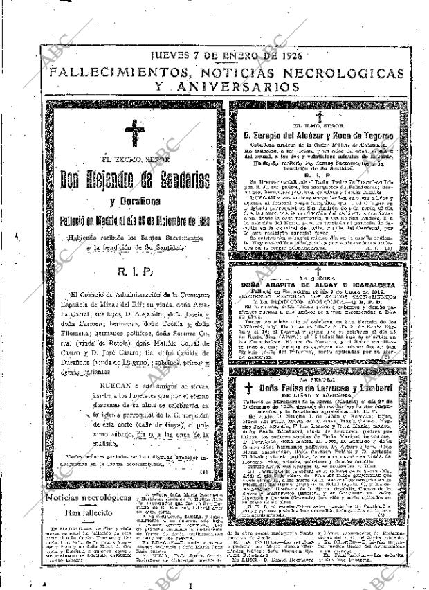 ABC MADRID 07-01-1926 página 25