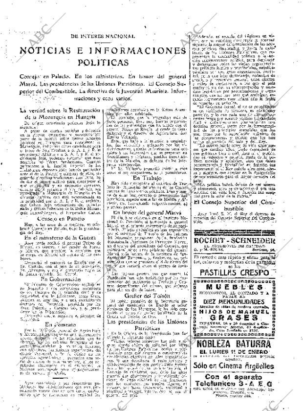 ABC MADRID 07-01-1926 página 9