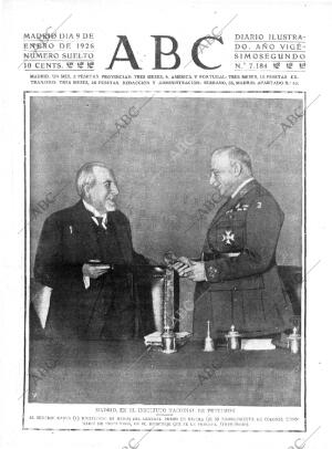 ABC MADRID 09-01-1926 página 1