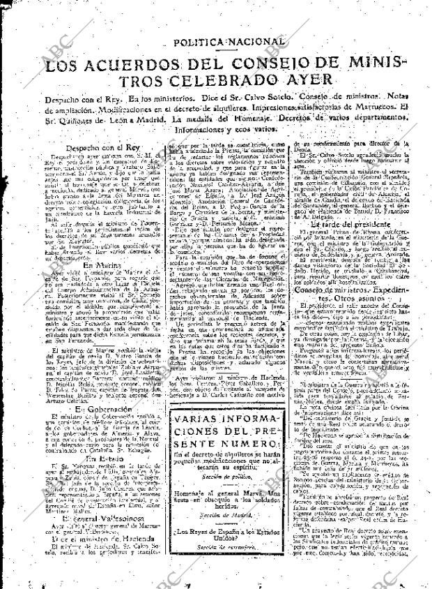 ABC MADRID 09-01-1926 página 7