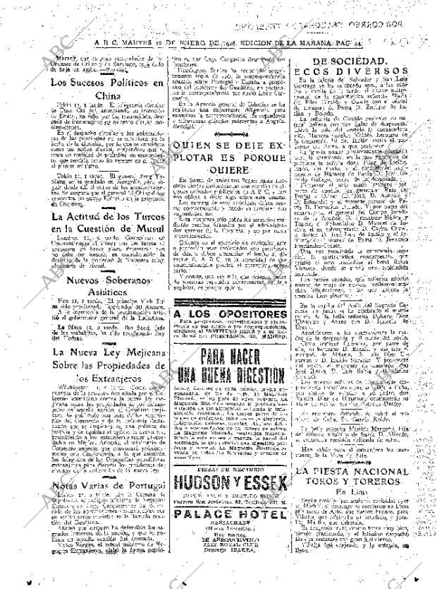 ABC MADRID 12-01-1926 página 24