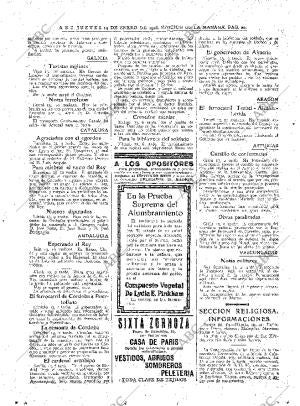 ABC MADRID 14-01-1926 página 20