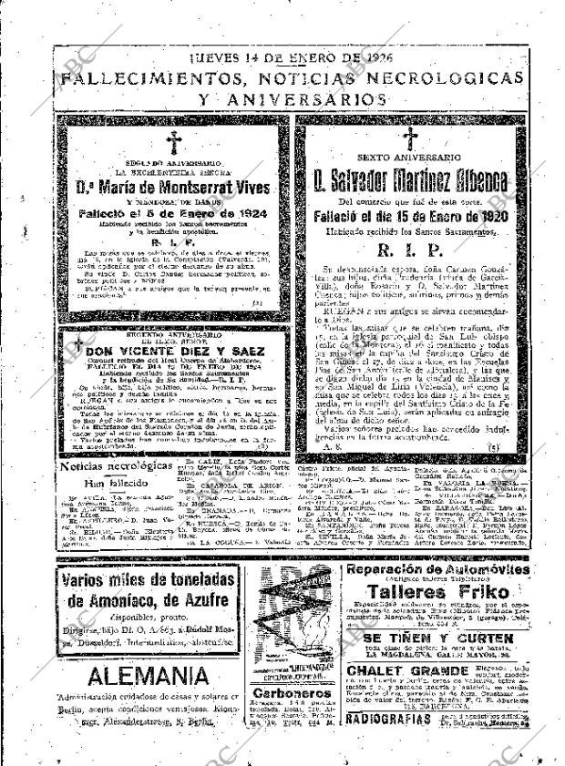 ABC MADRID 14-01-1926 página 29