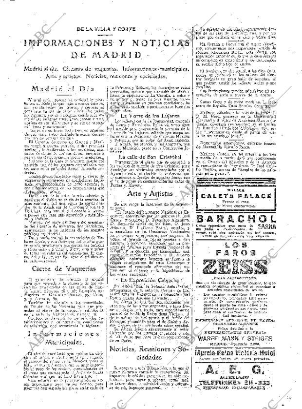 ABC MADRID 15-01-1926 página 15