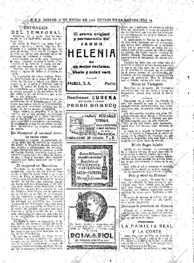 ABC MADRID 16-01-1926 página 14