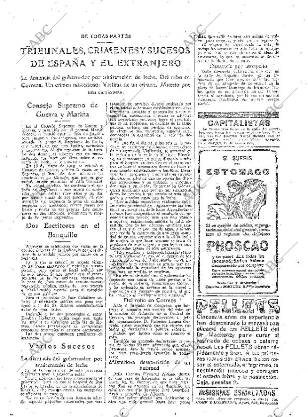 ABC MADRID 16-01-1926 página 19