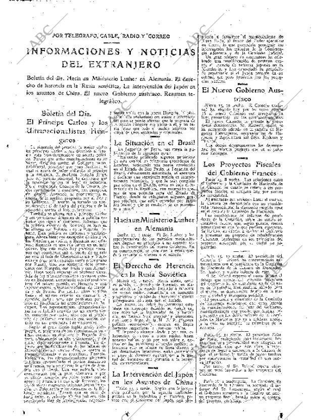 ABC MADRID 16-01-1926 página 25