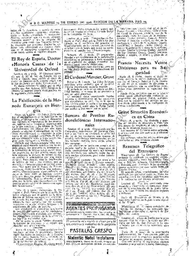 ABC MADRID 19-01-1926 página 24