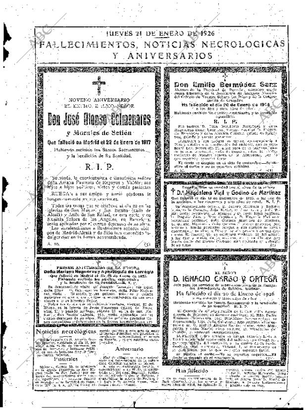 ABC MADRID 21-01-1926 página 31