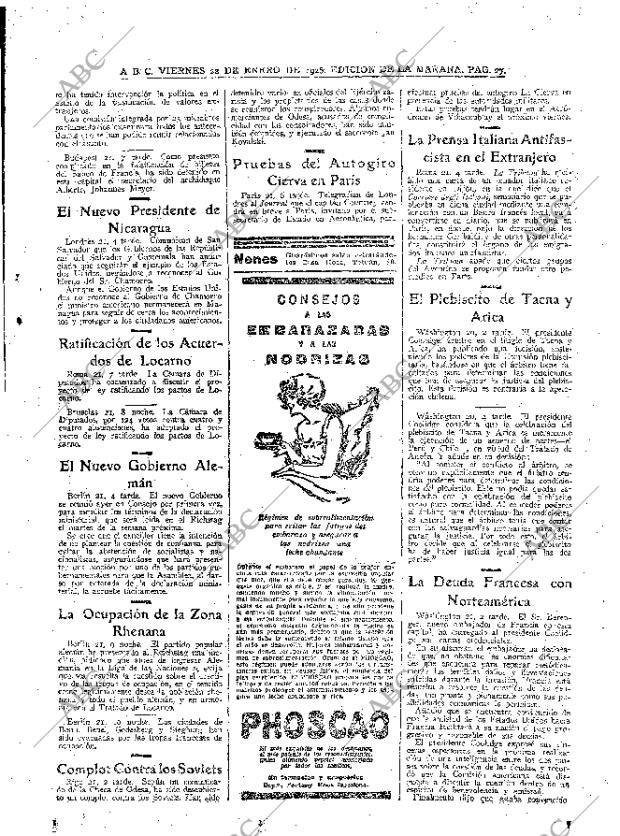ABC MADRID 22-01-1926 página 27