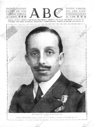 ABC MADRID 23-01-1926 página 1