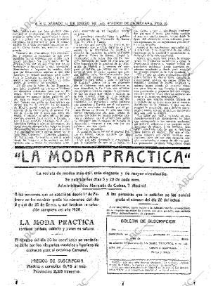 ABC MADRID 23-01-1926 página 16