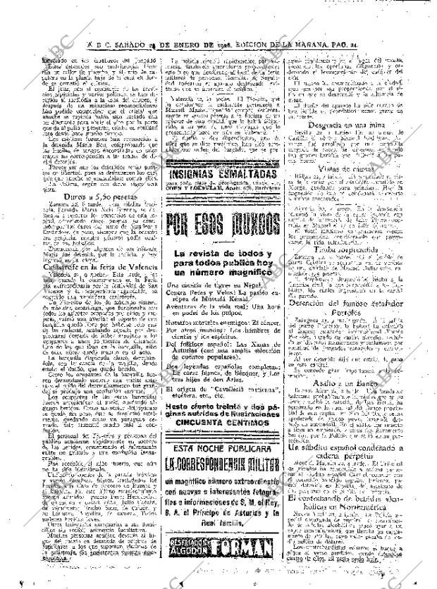 ABC MADRID 23-01-1926 página 24