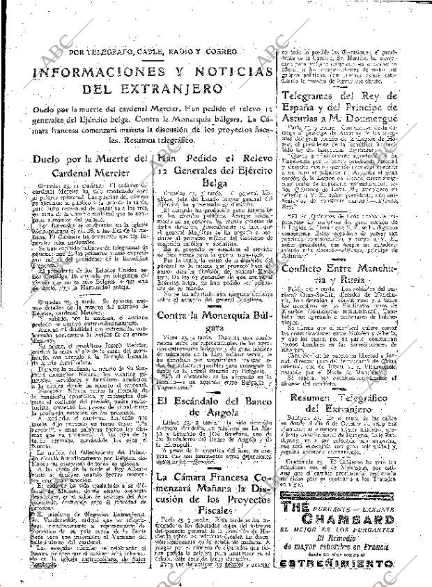 ABC MADRID 26-01-1926 página 21