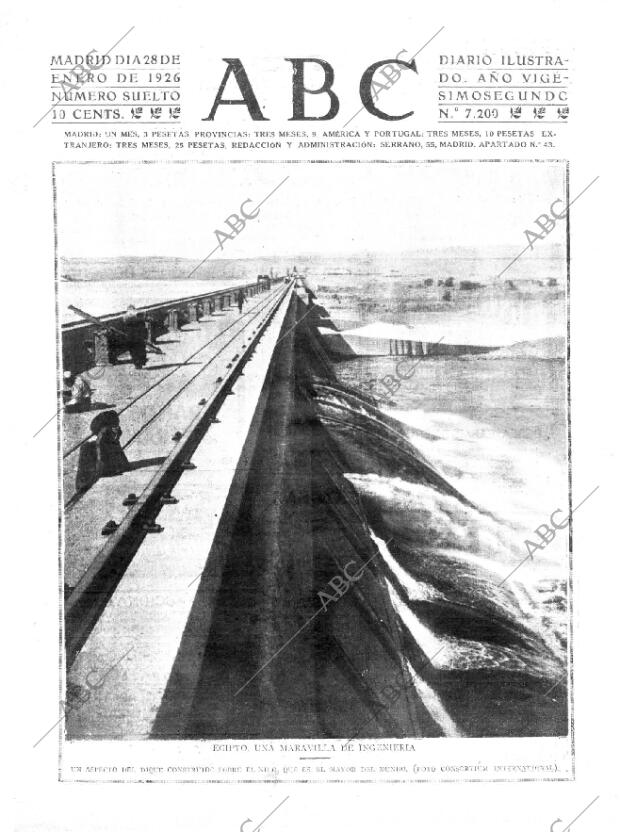 ABC MADRID 28-01-1926 página 1