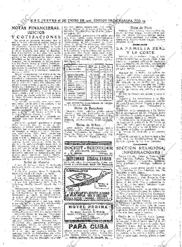 ABC MADRID 28-01-1926 página 14