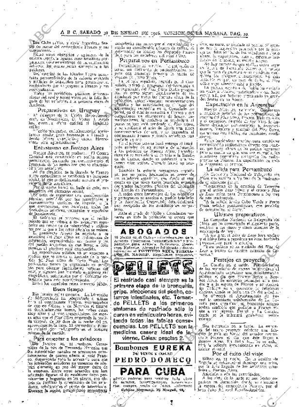 ABC MADRID 30-01-1926 página 10