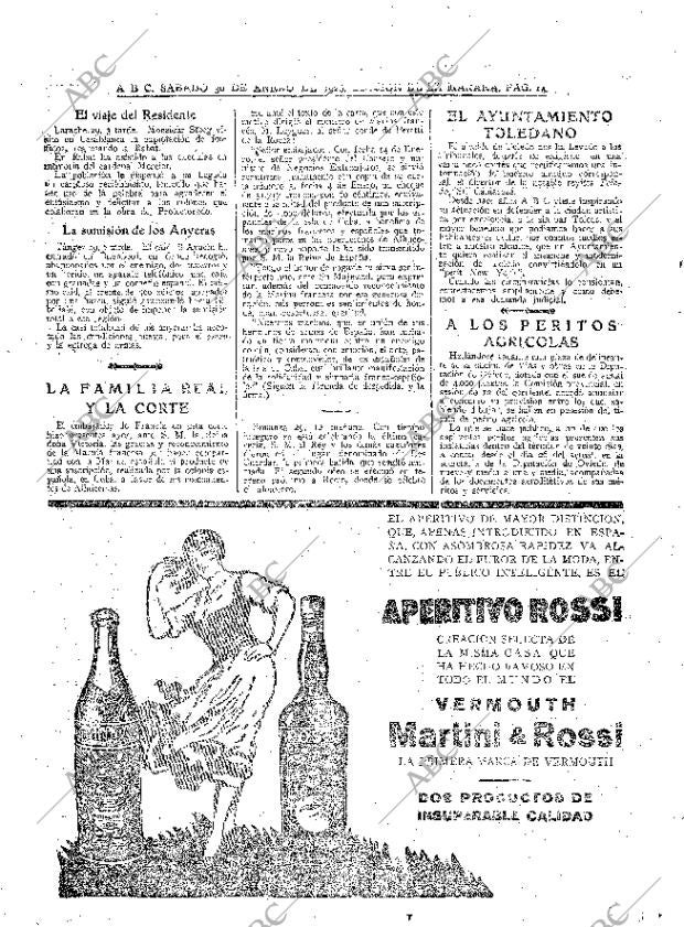 ABC MADRID 30-01-1926 página 14