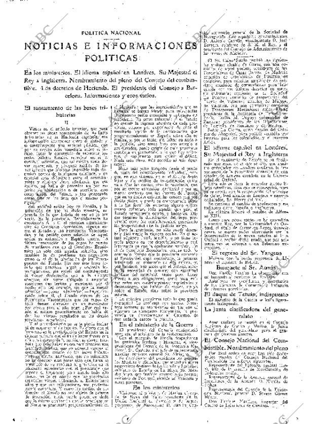 ABC MADRID 30-01-1926 página 15