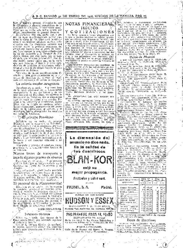 ABC MADRID 30-01-1926 página 22