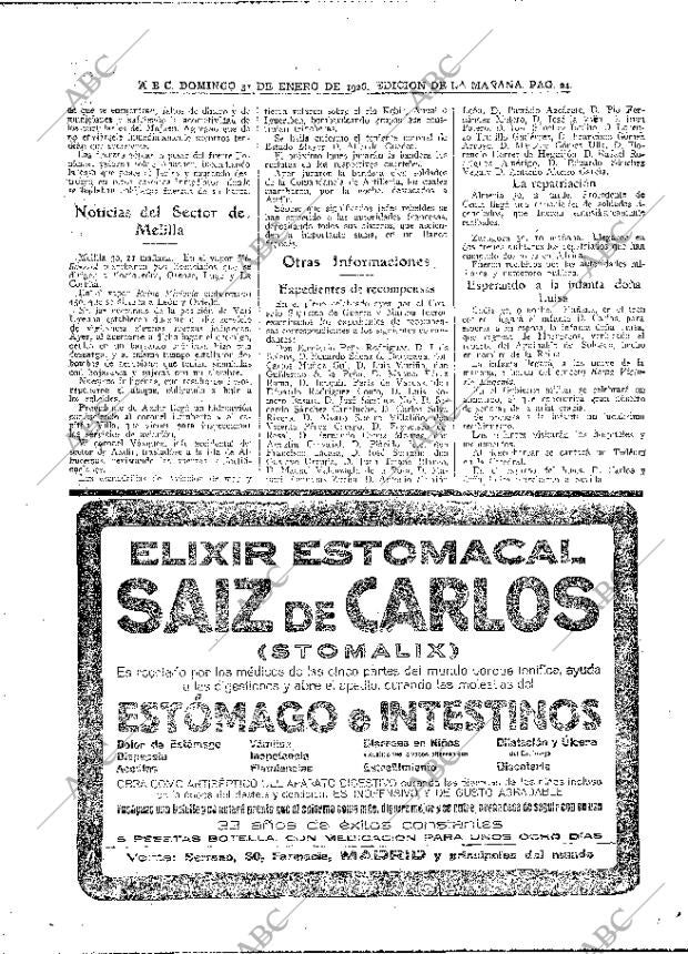 ABC MADRID 31-01-1926 página 24