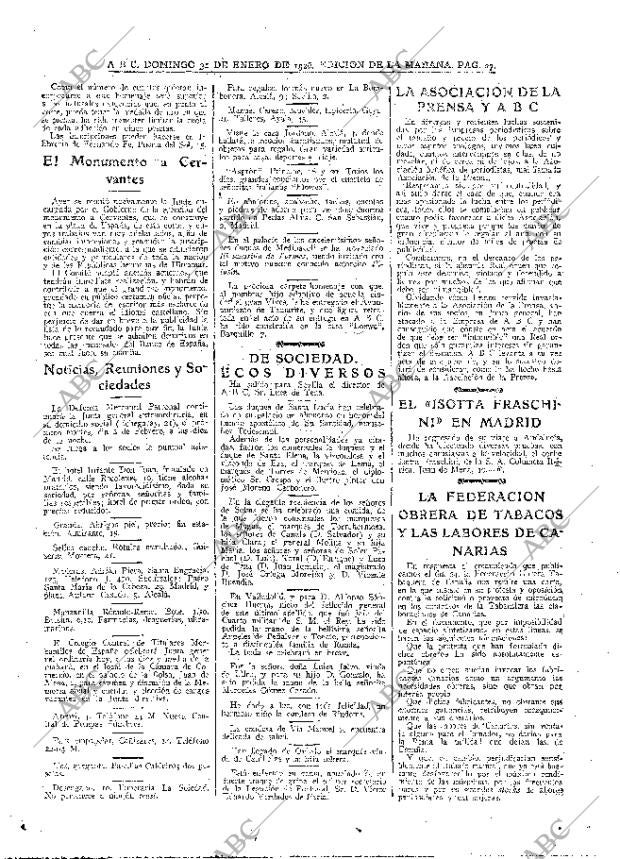 ABC MADRID 31-01-1926 página 27