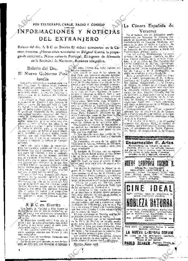 ABC MADRID 31-01-1926 página 33