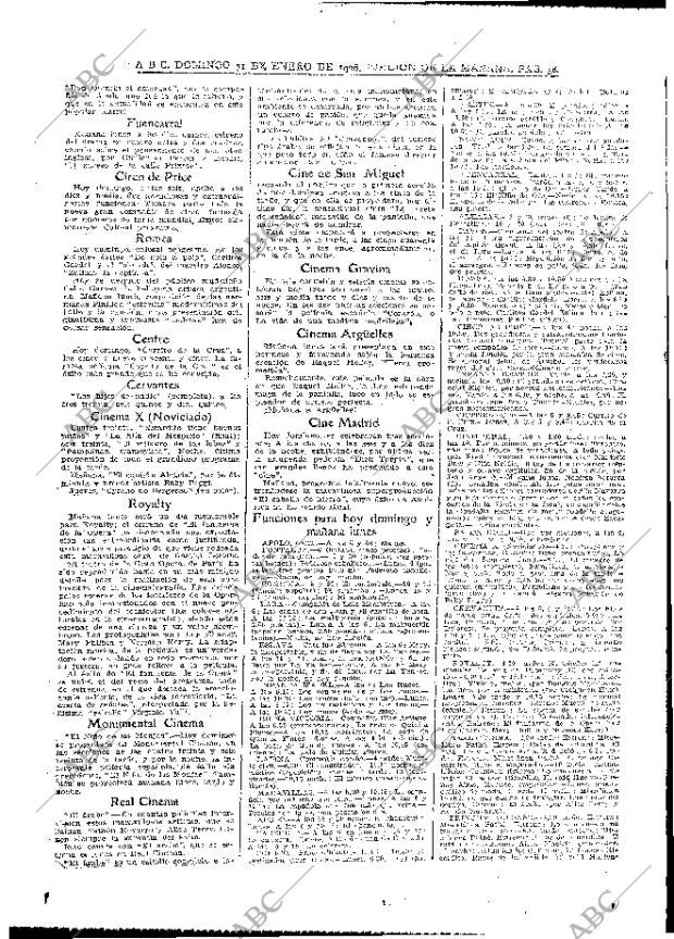 ABC MADRID 31-01-1926 página 38