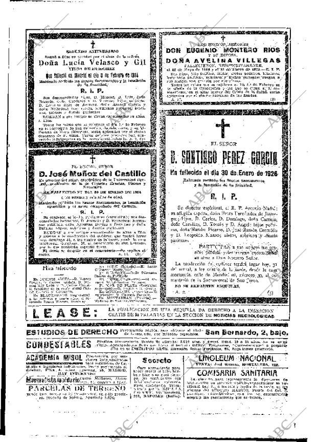 ABC MADRID 31-01-1926 página 45