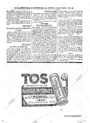 ABC MADRID 03-02-1926 página 18