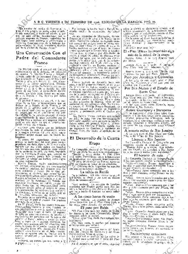 ABC MADRID 05-02-1926 página 10