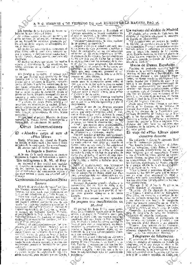 ABC MADRID 05-02-1926 página 11