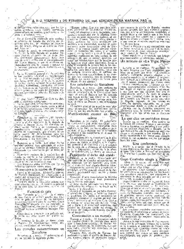 ABC MADRID 05-02-1926 página 12