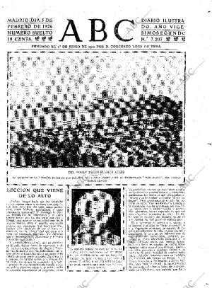 ABC MADRID 05-02-1926 página 3