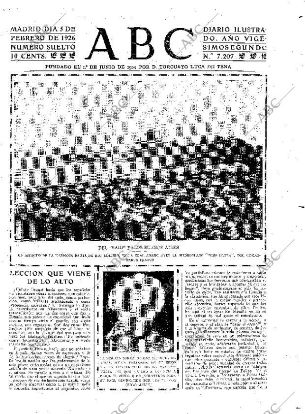 ABC MADRID 05-02-1926 página 3